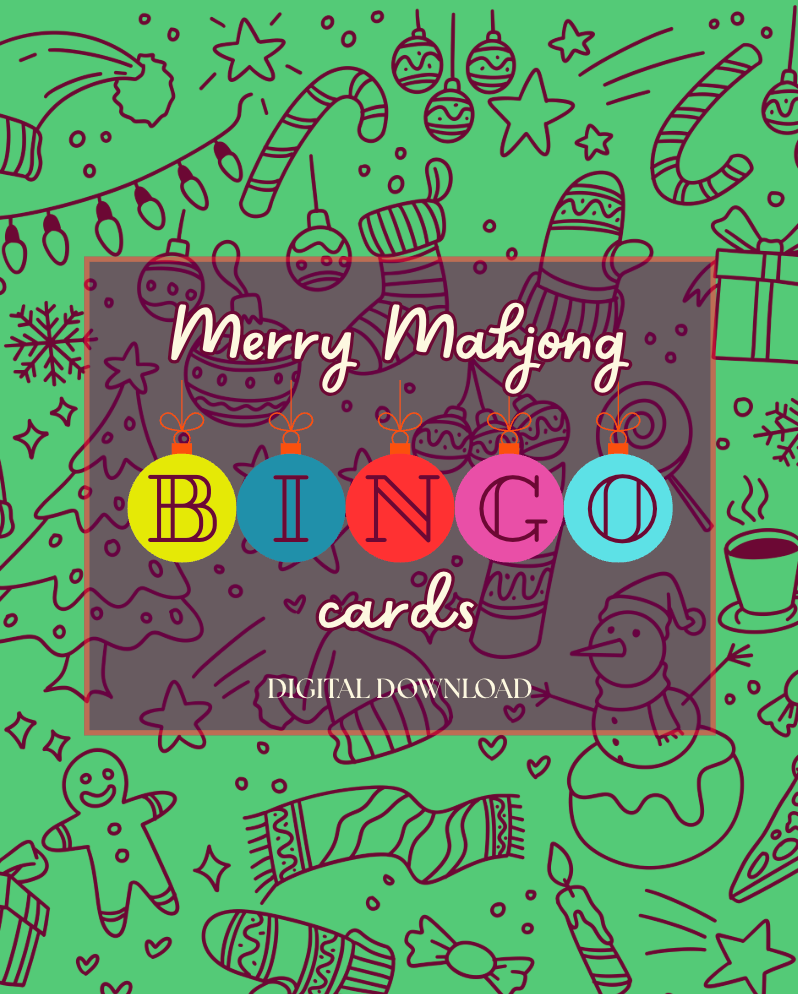 Merry Mahjong Bingo Cards