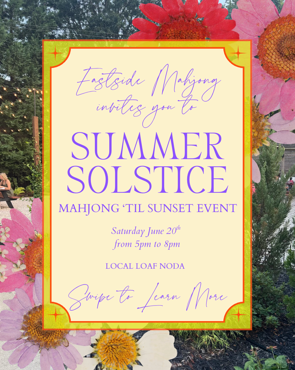 Summer Solstice Mahj Event (June 20)