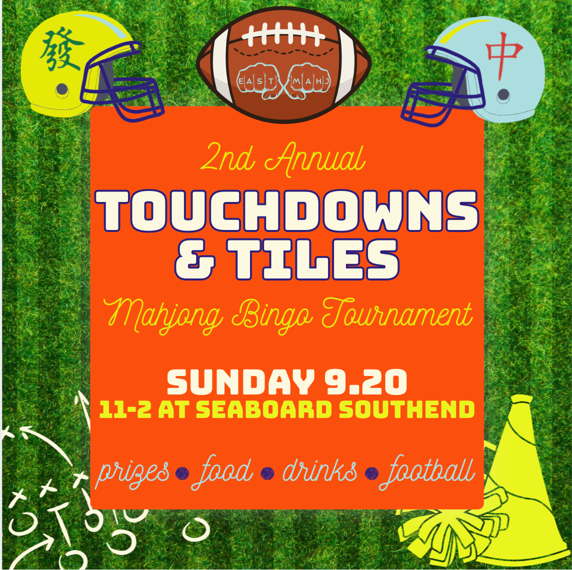 Touchdowns & Tiles - Mahjong Bingo Event