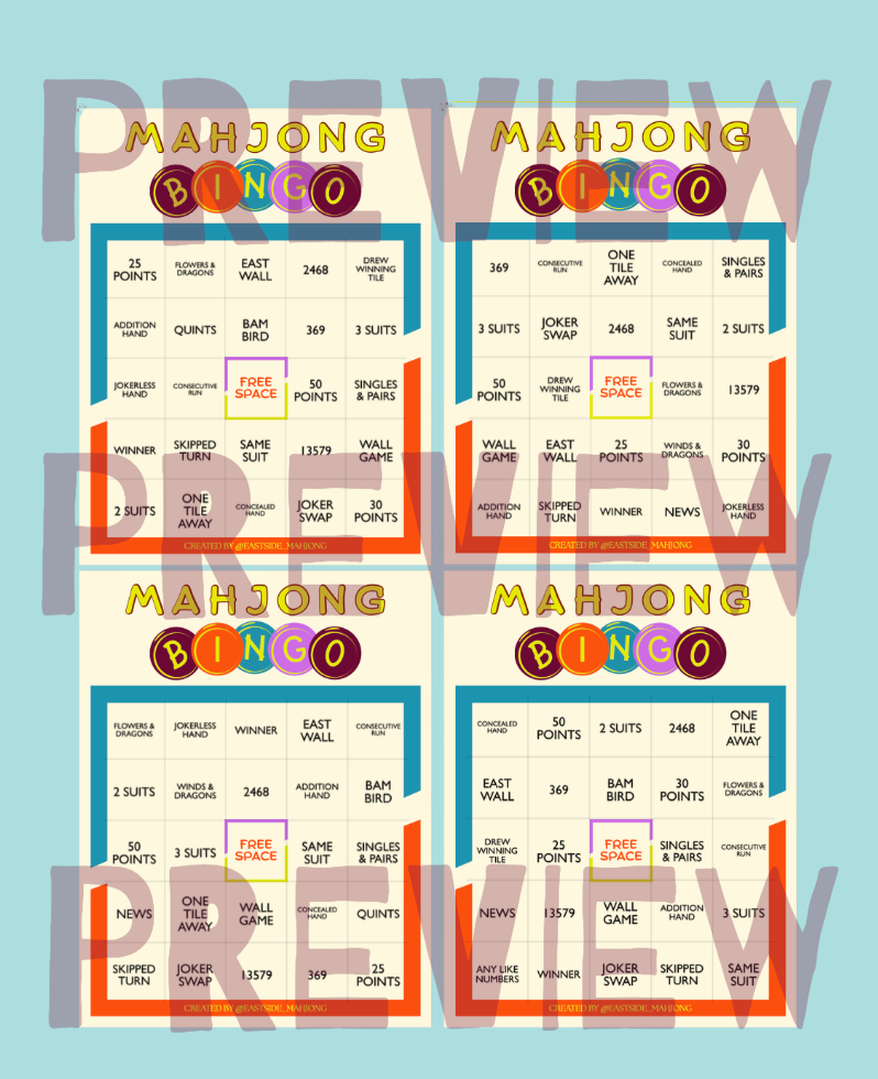 Bingo Cards (Instant Download)